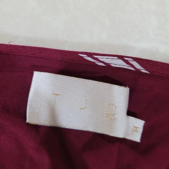 The Jetset Diaries Red Striped Faux Wrap Dress - Size Medium - Picture 6 of 10